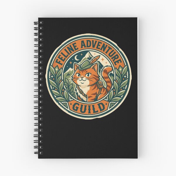 Item preview, Feline Adventure Guild DND Fantasy Cat Scout Badge designed and sold by mood-draftsman.