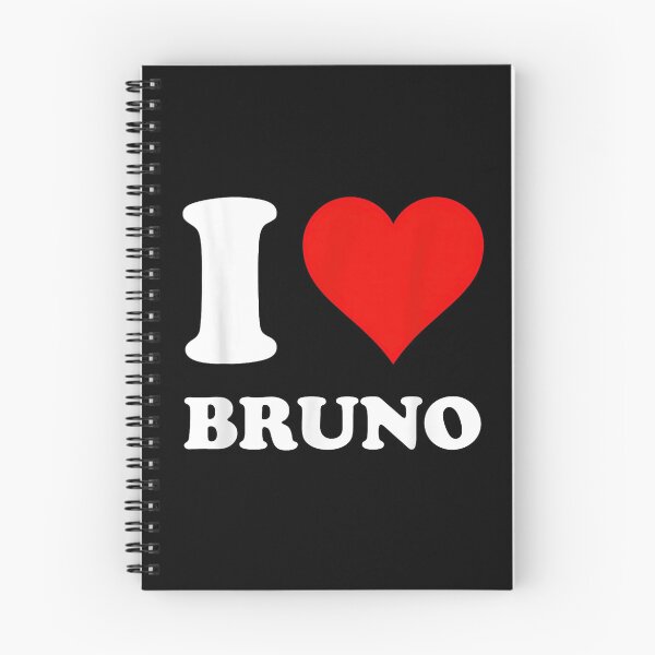 Item preview, Cute Bruno Name Red Heart Personalized Love Romance Graphic designed and sold by Remontadarnia.