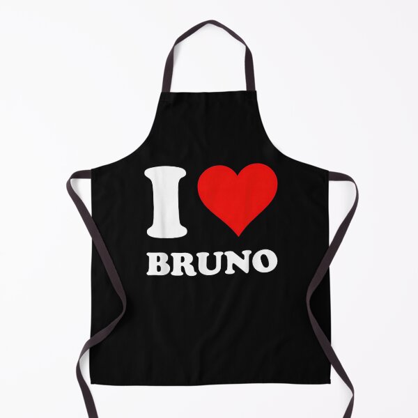 Item preview, Cute Bruno Name Red Heart Personalized Love Romance Graphic designed and sold by Remontadarnia.