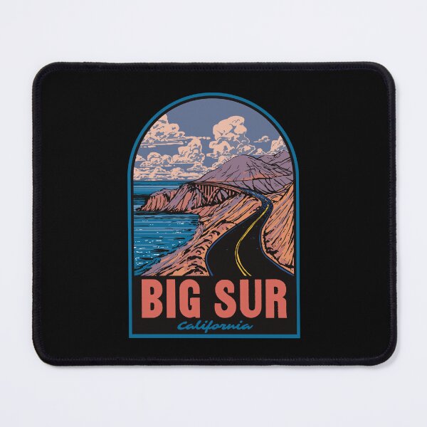 Item preview, Big Sur California Vintage Coastal Travel Badge designed and sold by HalpinDesign.