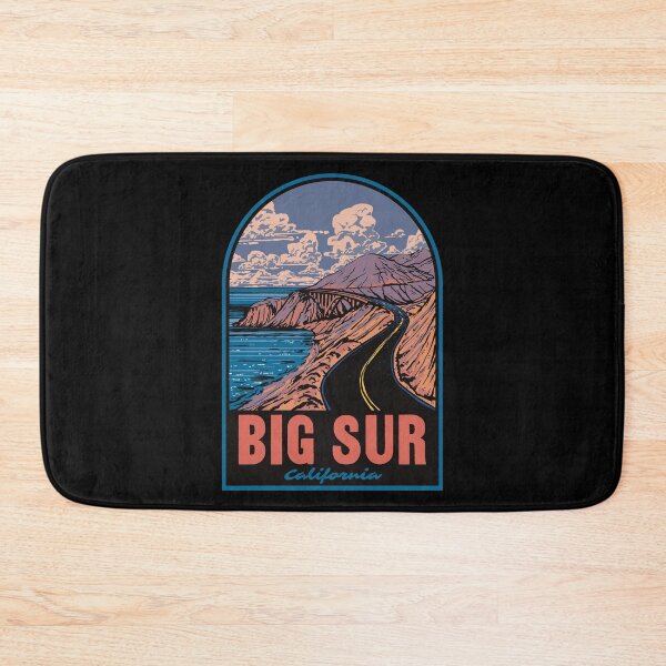 Item preview, Big Sur California Vintage Coastal Travel Badge designed and sold by HalpinDesign.