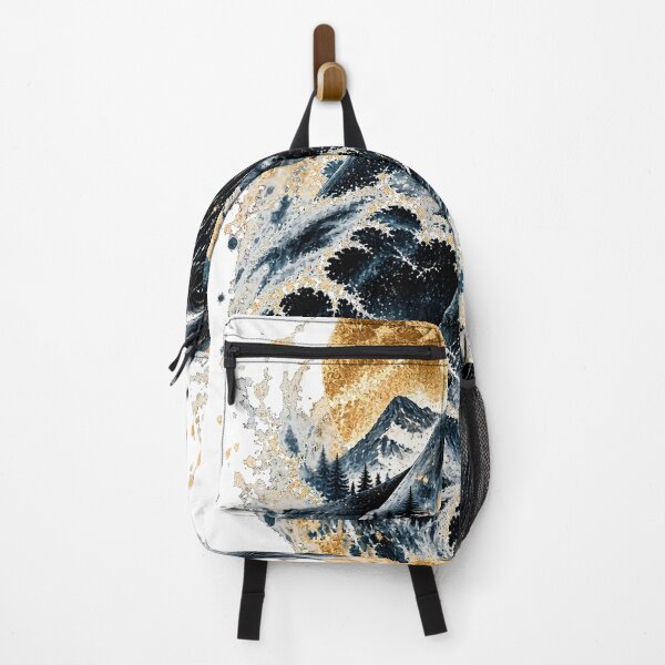 Item preview, Whale Through the Mountain Tide | Whale Wave Mountain Art | Norvian designed and sold by Norvian.