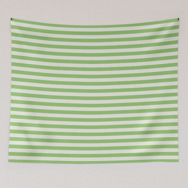 Item preview, Green and Cream Striped Pattern designed and sold by jianina-alondra.
