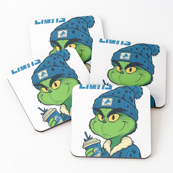 Item preview, Detroits Lions Grinch Winter Mashup designed and sold by clairewilson219.
