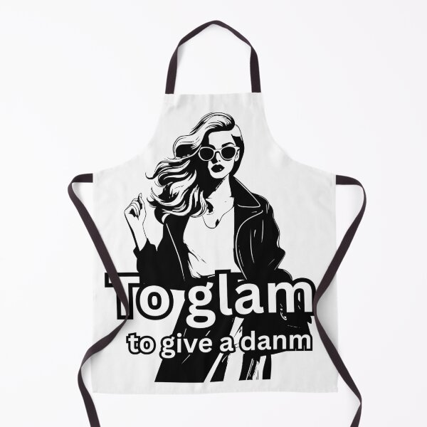 Item preview, To glam to give a damn - motivational quote designed and sold by She - artist creations .