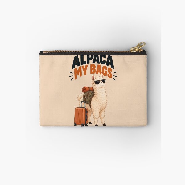 Item preview, Alpaca My Bags – Funny Travel Alpaca Pun designed and sold by Furflix.