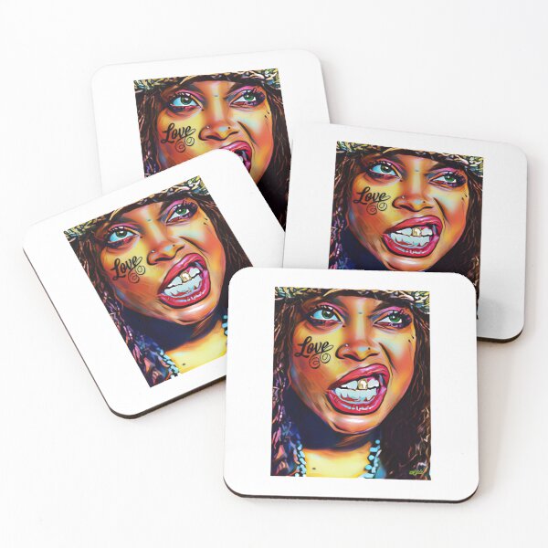 Item preview, Erykah Badu retro designed and sold by Zoe-Store.