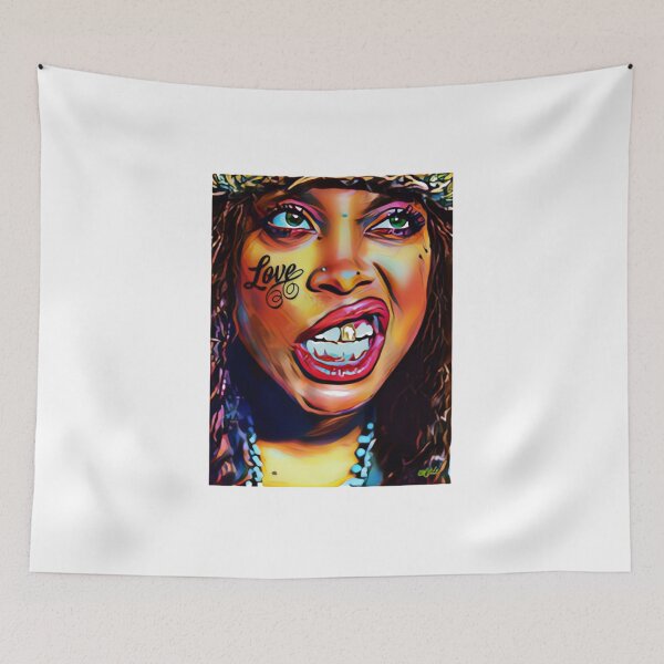 Item preview, Erykah Badu retro designed and sold by Zoe-Store.