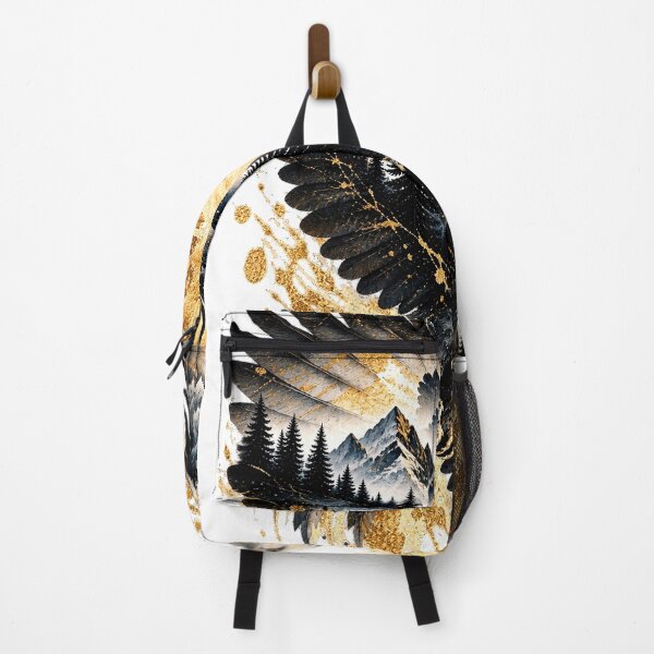 Item preview, Eagle Across the High Range | Flying Eagle Mountain Art | Norvian designed and sold by Norvian.