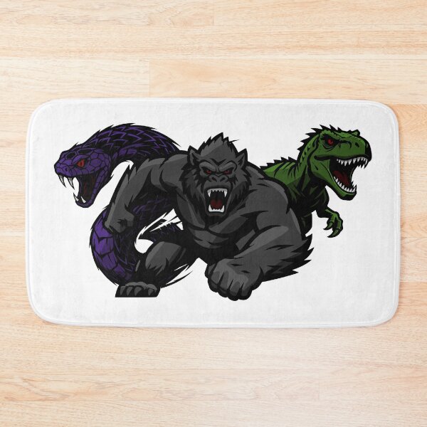 Item preview, Ferocious Gorilla, Snake and T-Rex Beast Trio designed and sold by Heaton-B-Design.