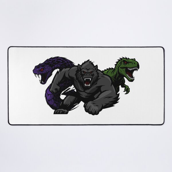 Item preview, Ferocious Gorilla, Snake and T-Rex Beast Trio designed and sold by Heaton-B-Design.