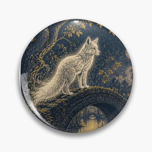 Item preview, Spectral Fox designed and sold by Shelley Loewnau-Jones Studio.