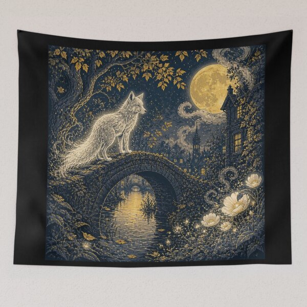 Item preview, Spectral Fox designed and sold by Shelley Loewnau-Jones Studio.