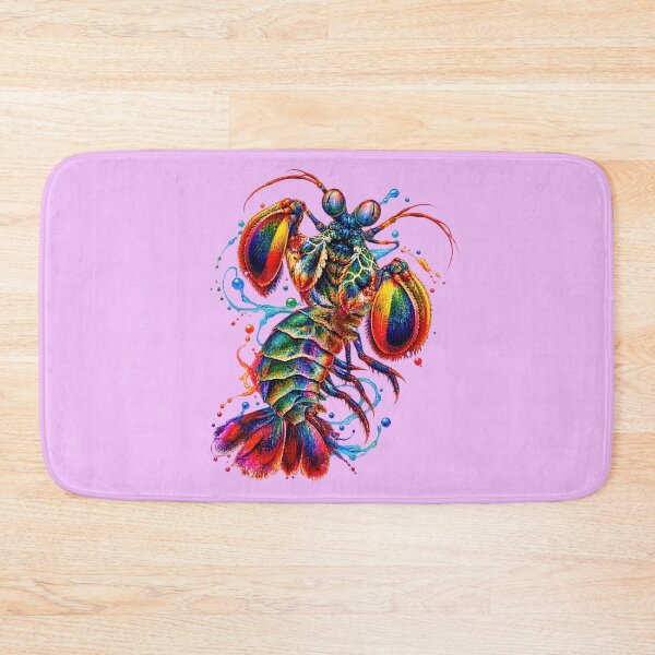 Item preview, Small, Mighty, Feisty - Peacock Mantis Shrimp designed and sold by Artekinium.