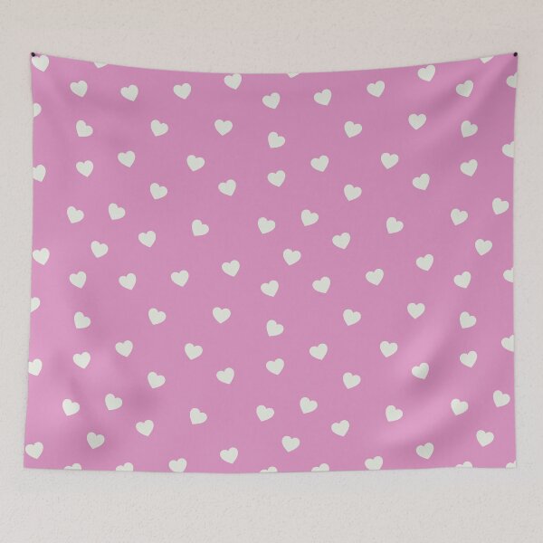 Item preview, Pink and Cream Hearts Pattern designed and sold by jianina-alondra.
