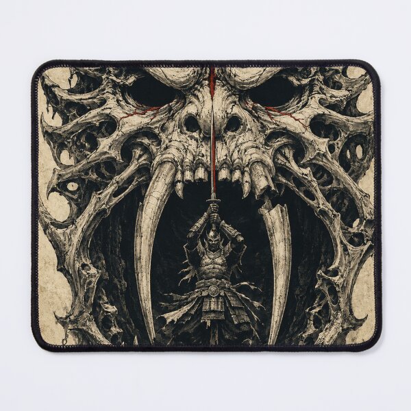 Item preview, Samurai Beneath a Colossal Skull Gate designed and sold by MouradStudio.