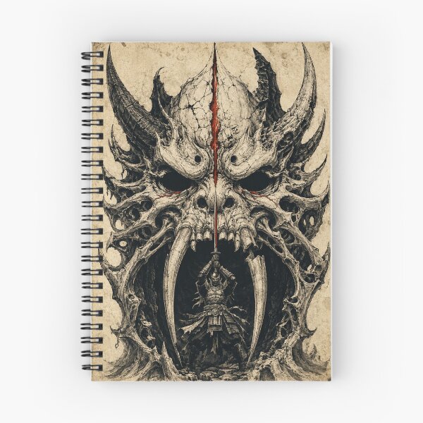 Item preview, Samurai Beneath a Colossal Skull Gate designed and sold by MouradStudio.