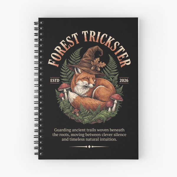 Item preview, Red Fox Sorcerer Forest Trickster Gothic Wildlife Graphic designed and sold by Ada’s Mystic Atelier .
