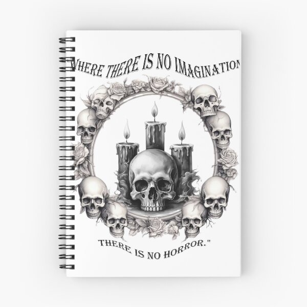Item preview, Where there is no Imagination. There is no Horror. designed and sold by Sonia Jones Art.