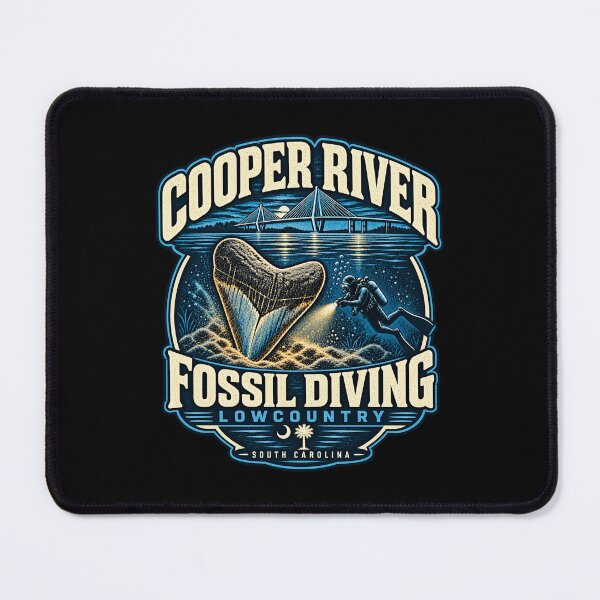Item preview, Cooper River Scuba Diving for Fossils South Carolina designed and sold by SubtleSplit.