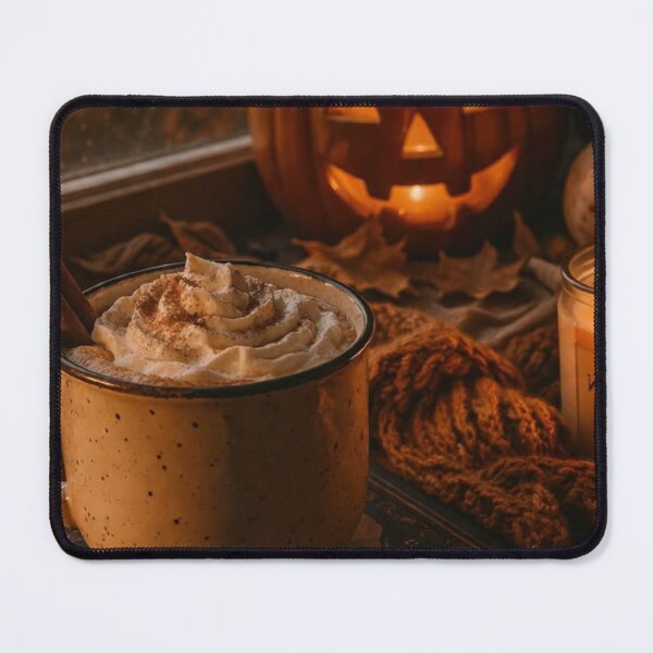 Item preview, Cozy Autumn Pumpkin Spice Latte and Jack O Lantern — Dark Academia Halloween Aesthetic designed and sold by LYAN-STORE.