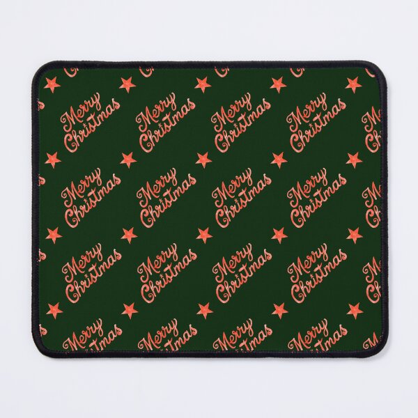 Item preview, Vintage Watercolor Merry Christmas Script On Dark Green designed and sold by QuestingPixel.