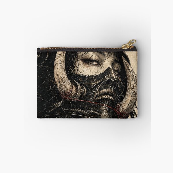 Item preview, Horned Skull Mask Samurai designed and sold by MouradStudio.