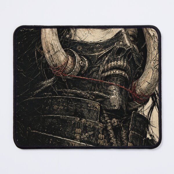 Item preview, Horned Skull Mask Samurai designed and sold by MouradStudio.