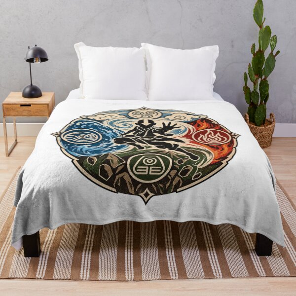 Item preview, Four Elements Retro Emblem – Air Water Earth Fire Vintage Fantasy Graphic designed and sold by mocci10.