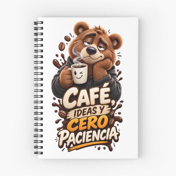 Item preview, Sleepy bear with coffee: ideas and zero patience designed and sold by LINSSEX Style • Urban & Sport Streetwear.