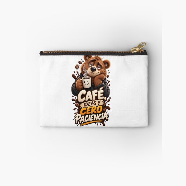 Item preview, Sleepy bear with coffee: ideas and zero patience designed and sold by LINSSEX Style • Urban & Sport Streetwear.