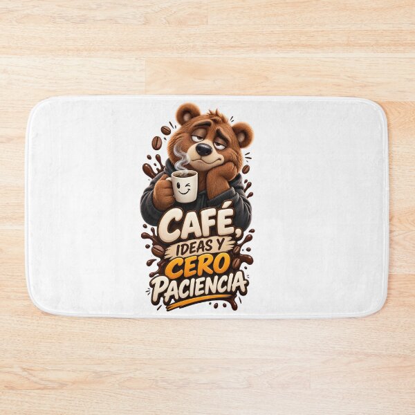 Item preview, Sleepy bear with coffee: ideas and zero patience designed and sold by LINSSEX Style • Urban & Sport Streetwear.