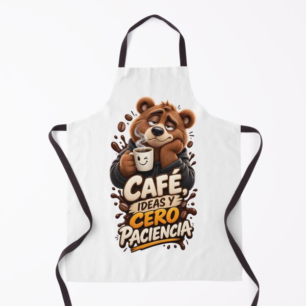 Item preview, Sleepy bear with coffee: ideas and zero patience designed and sold by LINSSEX Style • Urban & Sport Streetwear.