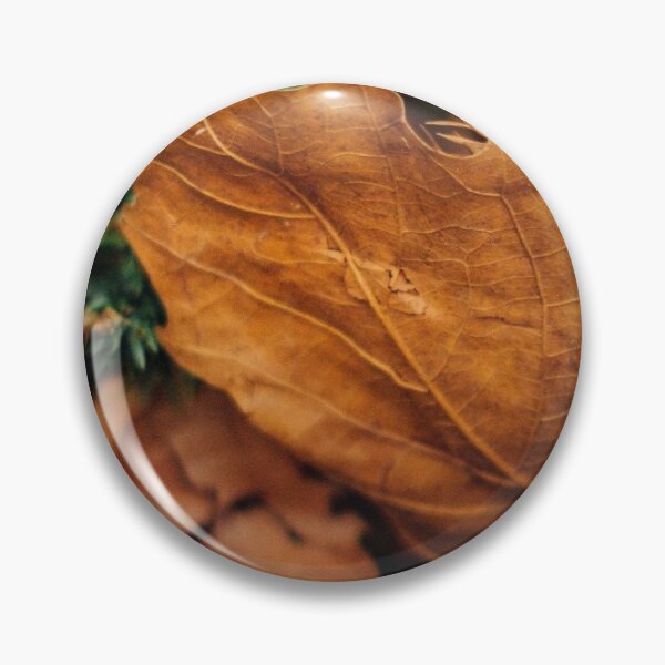 Item preview, Rustic Autumn Oak Leaf Macro — Earthy Brown and Evergreen Forest Foliage designed and sold by LYAN-STORE.