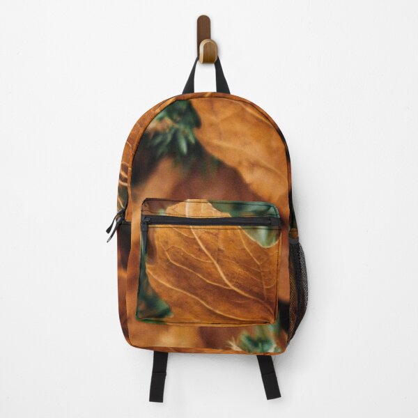 Item preview, Rustic Autumn Oak Leaf Macro — Earthy Brown and Evergreen Forest Foliage designed and sold by LYAN-STORE.