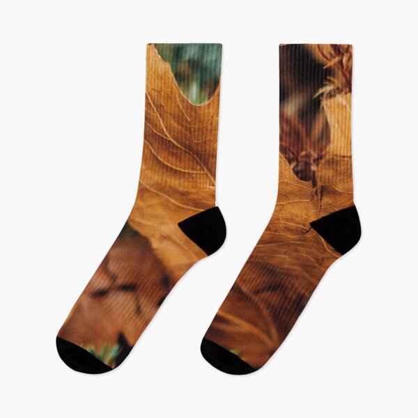Item preview, Rustic Autumn Oak Leaf Macro — Earthy Brown and Evergreen Forest Foliage designed and sold by LYAN-STORE.
