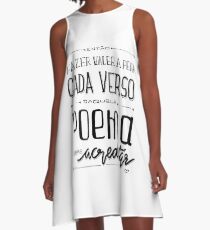Poema sobre acreditar A-Line Dress