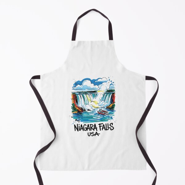 Item preview, Niagara Falls Waterfall USA Travel Art designed and sold by Merch by Das Design Studio.