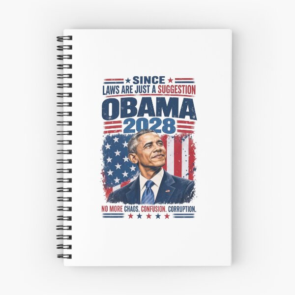 Item preview, Obama 2028 Since Laws Are Just A Suggestion Funny Political Parody designed and sold by Glow-Paw-Studio.