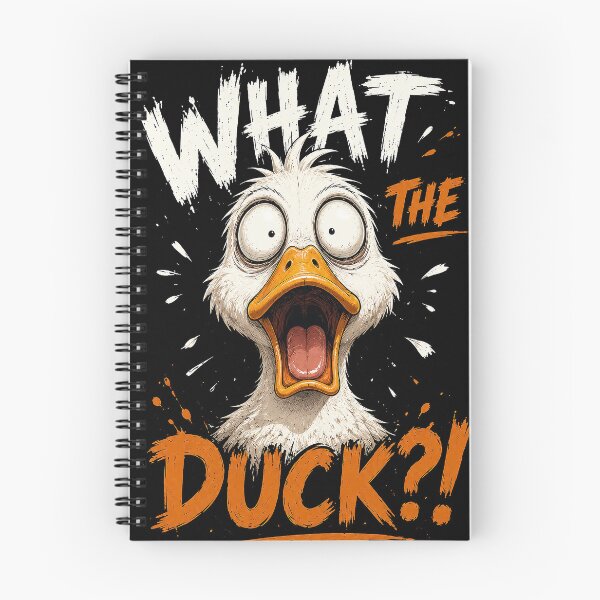 Item preview, What the Duck?! – Funny Shocked Duck designed and sold by Furflix.