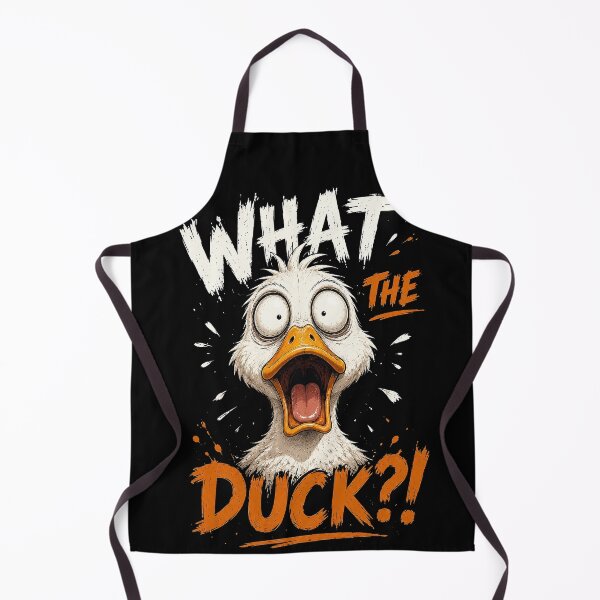 Item preview, What the Duck?! – Funny Shocked Duck designed and sold by Furflix.