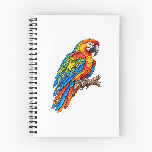 Item preview, Colorful Bohemian Macaw Parrot – Ornamental Tropical Bird Art designed and sold by PeanutGalSean.