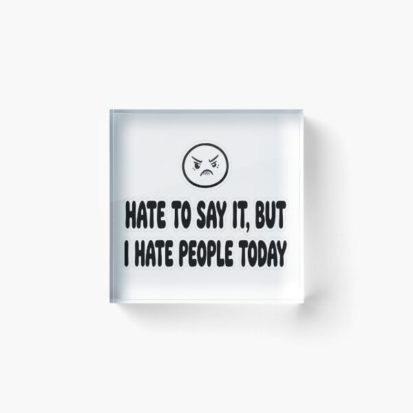 Item preview, Funny Antisocial Sarcastic People Hate Tee designed and sold by Tininai.