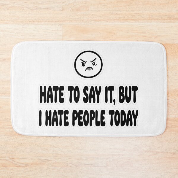 Item preview, Funny Antisocial Sarcastic People Hate Tee designed and sold by Tininai.