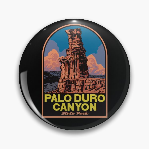 Item preview, Palo Duro Canyon Texas Vintage Travel Badge designed and sold by HalpinDesign.
