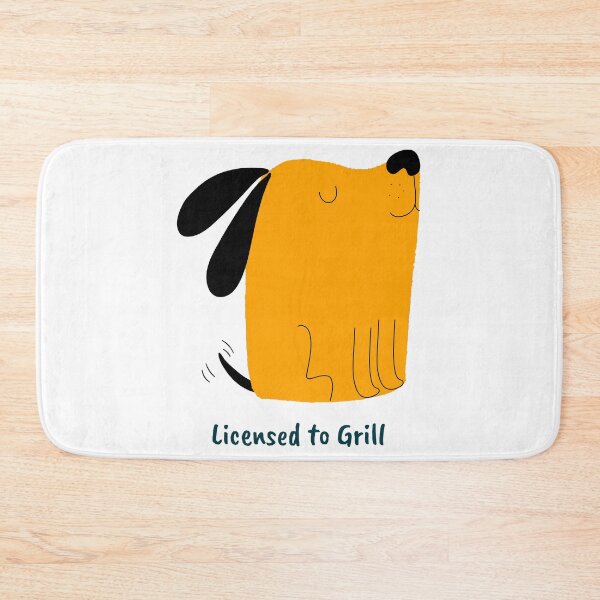 Item preview, Licensed to Grill – Funny BBQ & Grilling Shirt designed and sold by enrique1960.