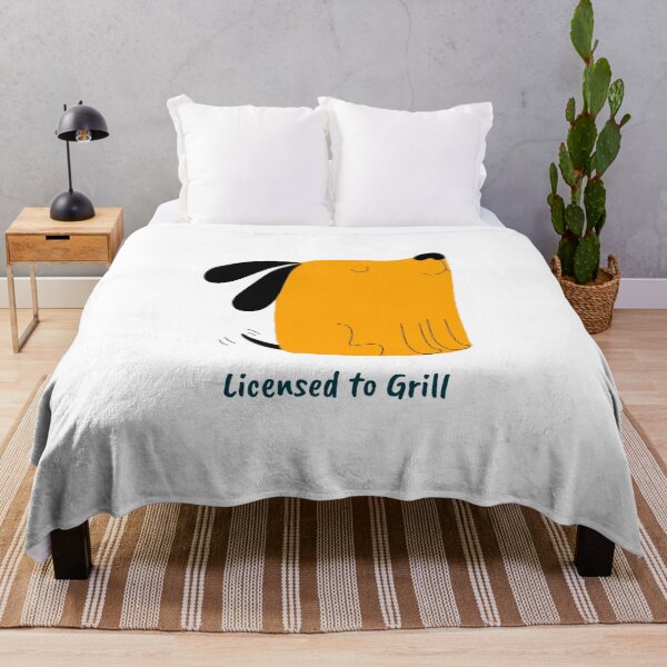 Item preview, Licensed to Grill – Funny BBQ & Grilling Shirt designed and sold by enrique1960.