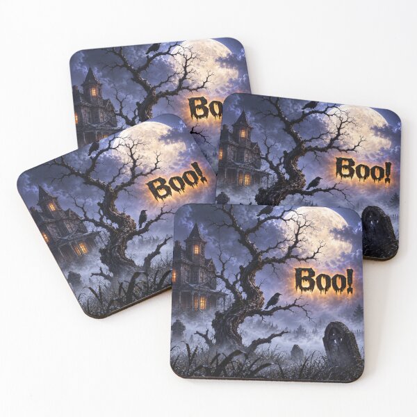 Item preview, Boo! Moonlit Haunted Graveyard designed and sold by Kimberly Palmer.
