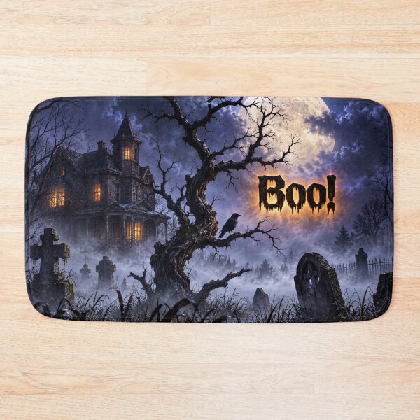 Item preview, Boo! Moonlit Haunted Graveyard designed and sold by Kimberly Palmer.
