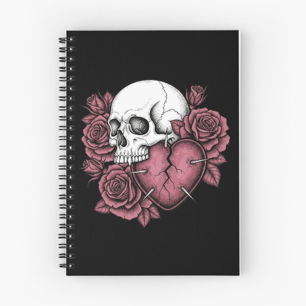 Item preview, Halloween Skull Rose Broken Heart Gothic Design designed and sold by PlumArtDesign.